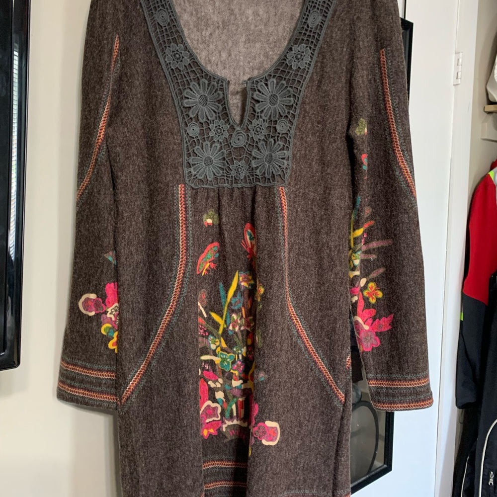 Aryeh Brown Knit Top